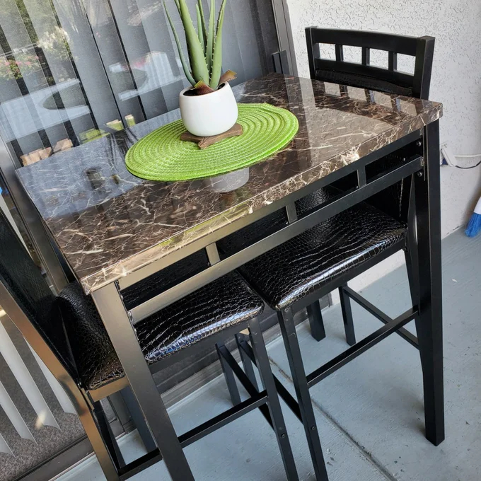 【Furniture】Kissner 2 - Person Bar Height Dining Set