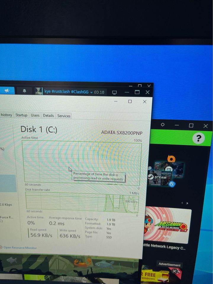 Full gaming set up specs shown on pictures