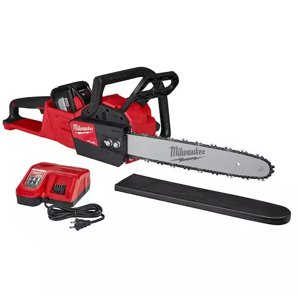 Milwaukee M18 FUEL 16 in. 18-Volt Lithium-Ion Brushless Battery Chainsaw Kit