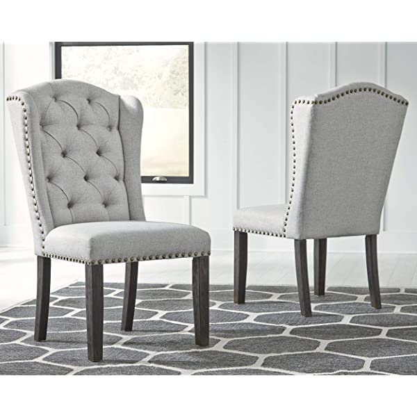 Signature Design by Ashley Jeanette Dining Room Chair, Linen