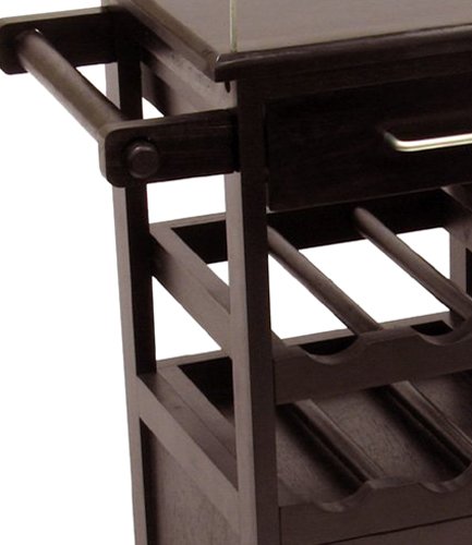 【Furniture】Winsome Trading, Inc. Jimmy Cart, Espreso