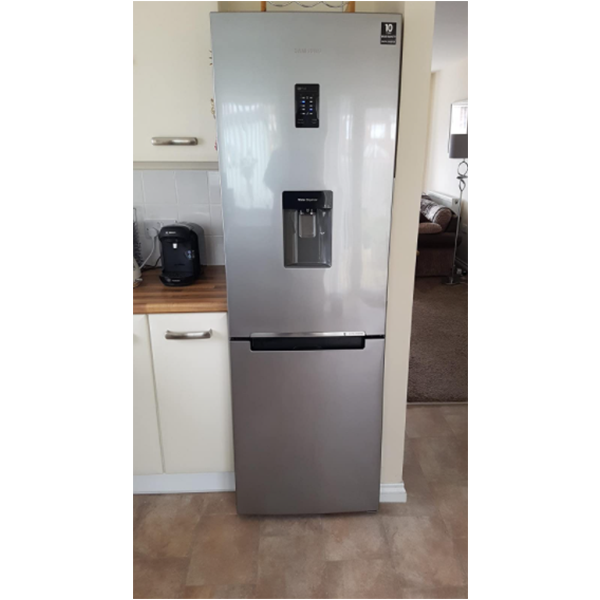 RB31FDRNDSA – freestanding – 308 litres – A+ – metallic fridge-freezer – fridge-freezers (freestanding, graphite, metallic, up-right, LED, glass, 308 litres) [Energy Class A+]