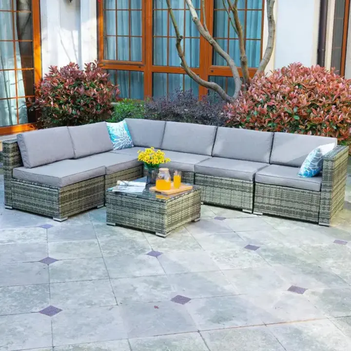 【Home&Garden】7 Piece Outdoor Patio Furniture Set. Carly changed the group photo
