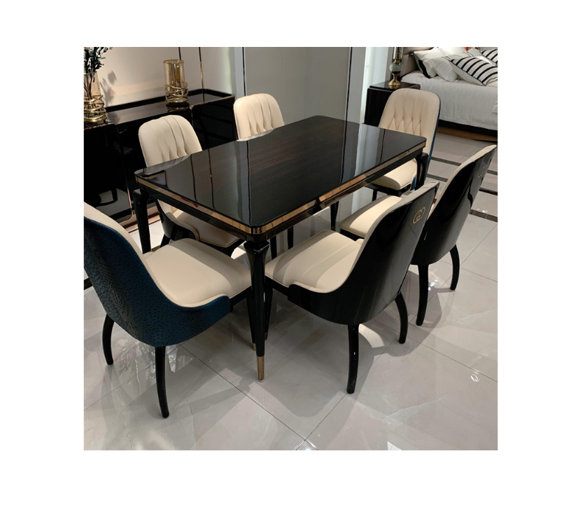 solid wood rectangular dining table