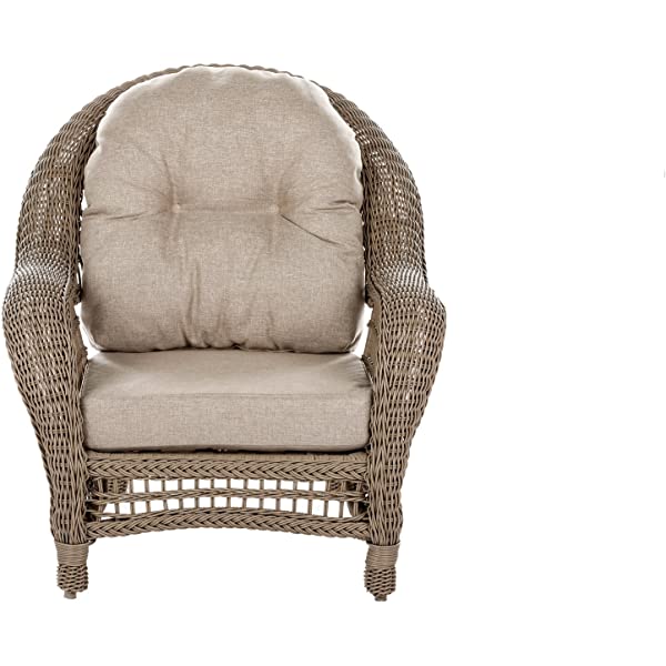 W Unlimited Saturn Collection Outdoor Garden Patio Chair Light Brown 1 Chair