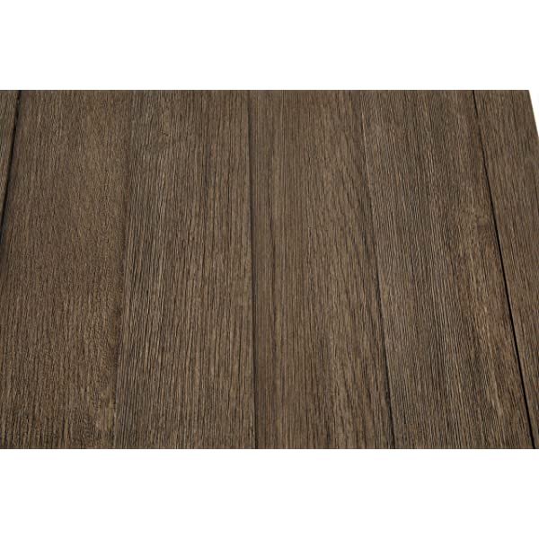 Signature Design by Ashley Tyler Creek Rustic Chair Side End Table with Pull-Out Tray & USB Ports, Brown Blackish Brown Table