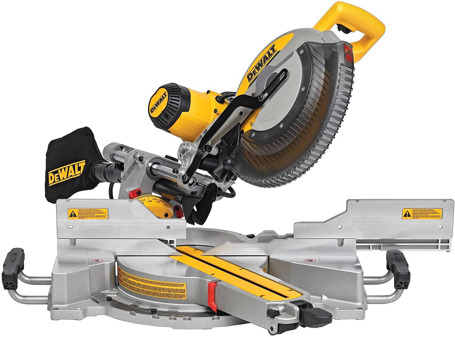 DEWALT 12-Inch Sliding Compound Miter Saw, Double Bevel (DWS780) , Black