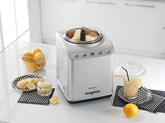 Magimix Gelato Expert Frozen Dessert Maker with Built In Compressor 2x2 Litre bowls Makes Ice Cream