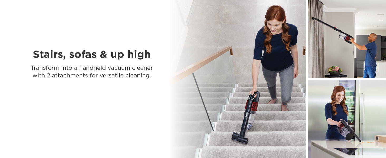 Shark Cordless Stick Vacuum Cleaner, Anti Hair Wrap, 60 Minute Run Time, Flexible DuoClean Vacuum