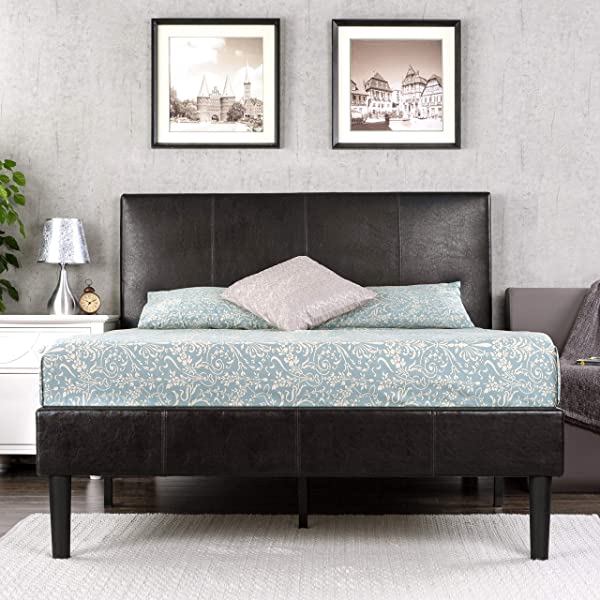Zinus Gerard Platform, King, Espresso King Platform Bed