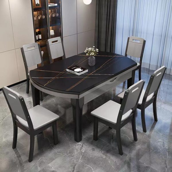 BAHOM 7 Piece Kitchen Dining Table Set for 6