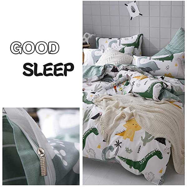 New Cartoon Animals Elephant Print Duvet Cover Sets for Kids 100% Cotton Reversible Soft 3 Pieces Kids Bedding Duvet Cover Pillowcases Kawaii Cloud Bedding Sets, Queen/Full Full/Queen (1 Duvet Cover + 2 Pillowcases) Multi A00 Elephant Bunny Balloon