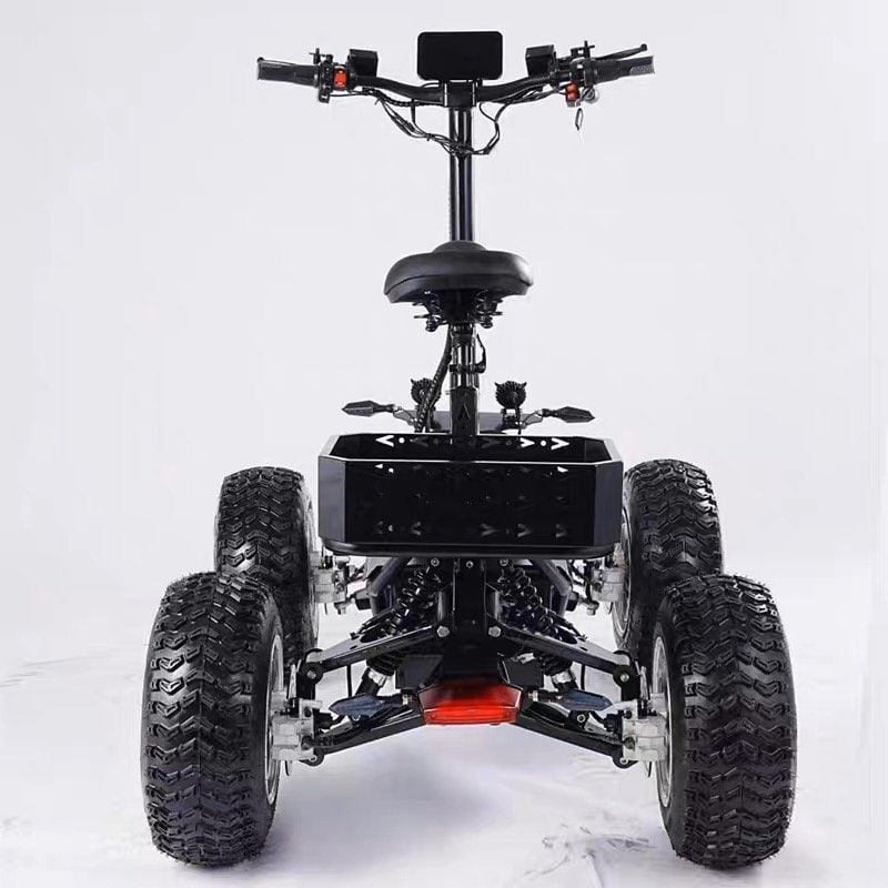 E7-5 4WD 60v50a 4-wheel golf cart (solid black)